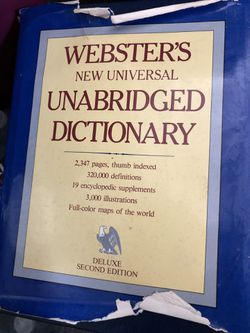 Unabridged Webster Dictionary