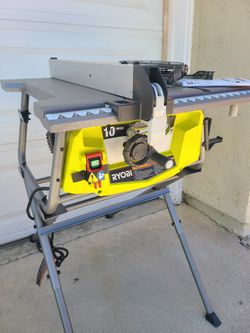 RYOBI 15 Amp 10 in. Compact Portable Corded Jobsite Table Saw with Folding Stand for Sale in Murrieta CA OfferUp