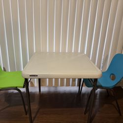 Lifetime Kids Study table With 2 Chairs
