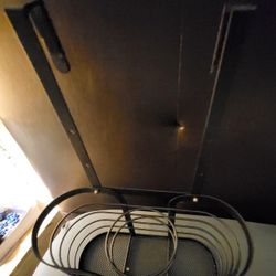NEW-NEVER USED Metal Over The Cabinet Door basket Organizer 
