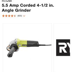 5.5 Amp Corded Grinder