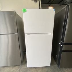 White Top Bottom Refrigerator 