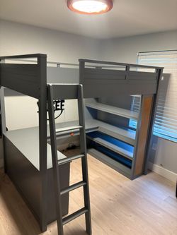 Pottery barn Loft Bed With Desk