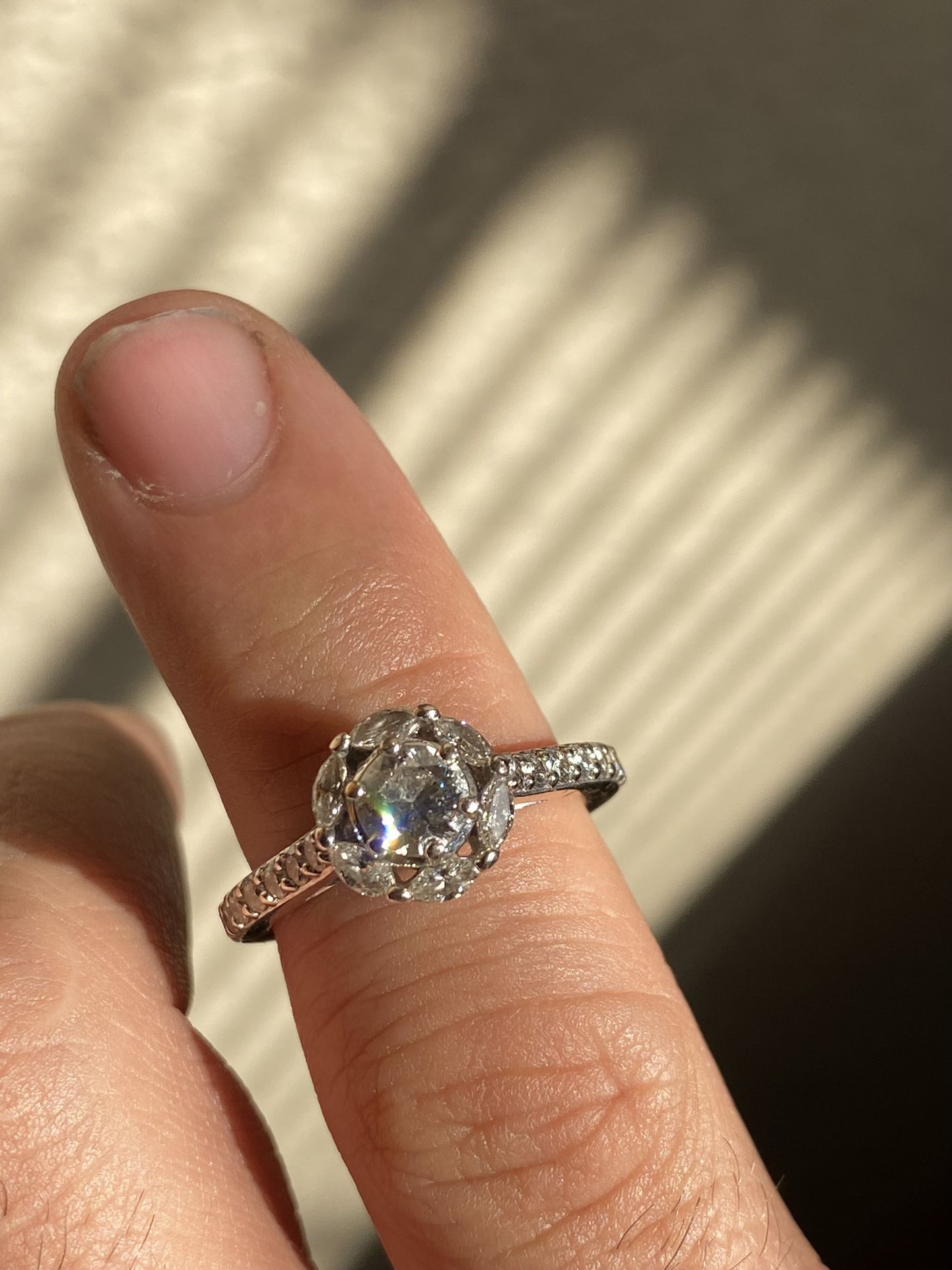 1CTW Diamond Engagement Ring