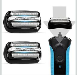 2 Pack 32B S3 Electric Replacement Shaver Head for Series 3 Shaving Razors, Compatible with S3 3040s 3080s-4 370cc 3070cc 3000s 3010, 3090cc Etc.