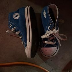 Blue Converse Size 10 Kids 