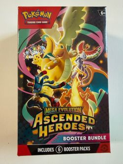 2026 Pokemon Mega Evolution Ascended Heroes Booster Bundle