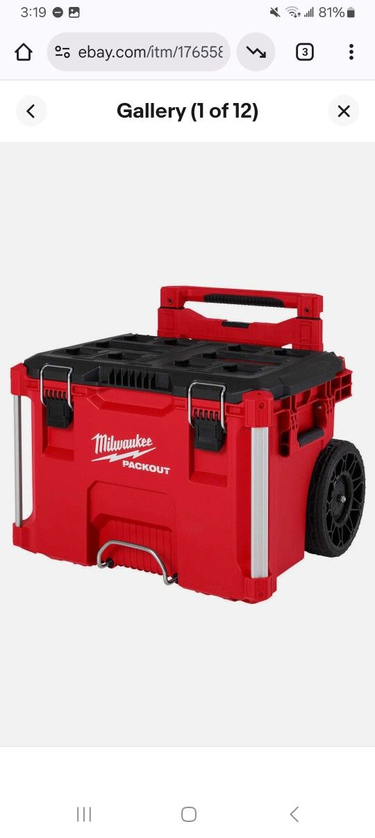 Milwaukee Packout Rolling Toolbox NEW