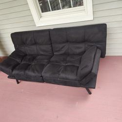 Black Micro Fiber Couch 
