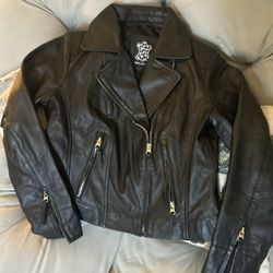  ☀️ 🔥SUMMER SALE🔥☀️WOMENS REAL LEATHER BIKER JACKET   