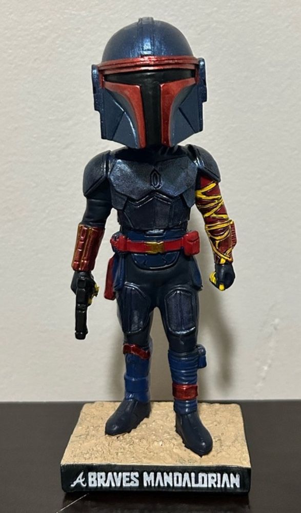 Atlanta Braves Star Wars Mandalorian Bubblehead