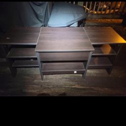 TV Stand W/ Pullout Drawer 