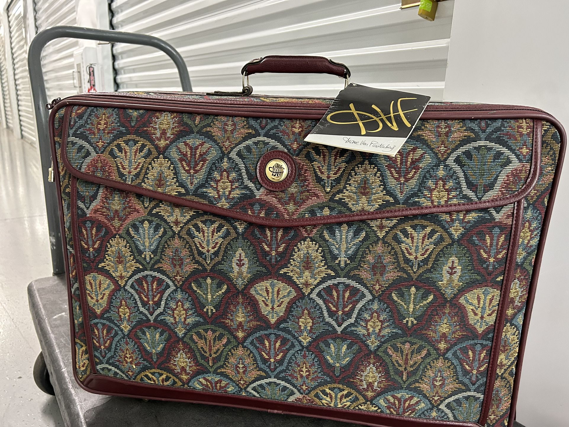Diane Von Furstenberg Vintage Tapestry Luggage Set