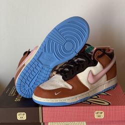 Nike Dunk Mid Social Status Free Lunch Chocolate Milk