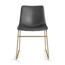 Vegan Leather Dining Chair (Set 2)