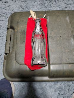 Coca Cola Bottle Chrome With Pouch