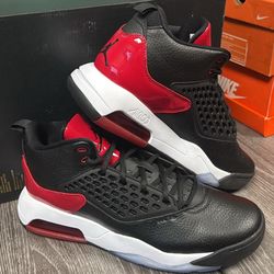 Nike Air Jordan Maxin 200 Black/ Black-Gym Red-White  CD6107-016 Size 12