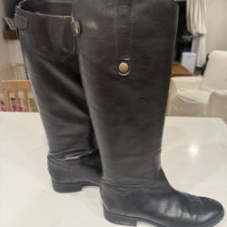 Sam Edleman Women’s Black Leather Boots Size 8