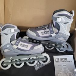 Adjustable Inline Skate, Roller Skates Blades for Women Adults