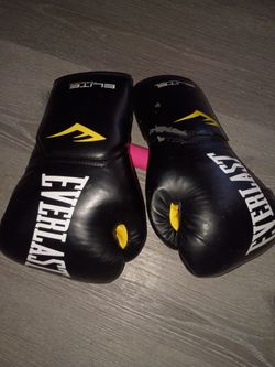 Used boxing gloves