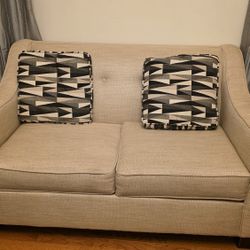 Beautiful Two Beige Sofa, Garage Sale