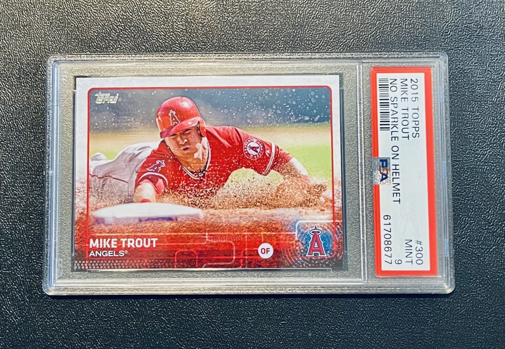 2015 Topps Baseball Mike Trout PSA 9 Angels
