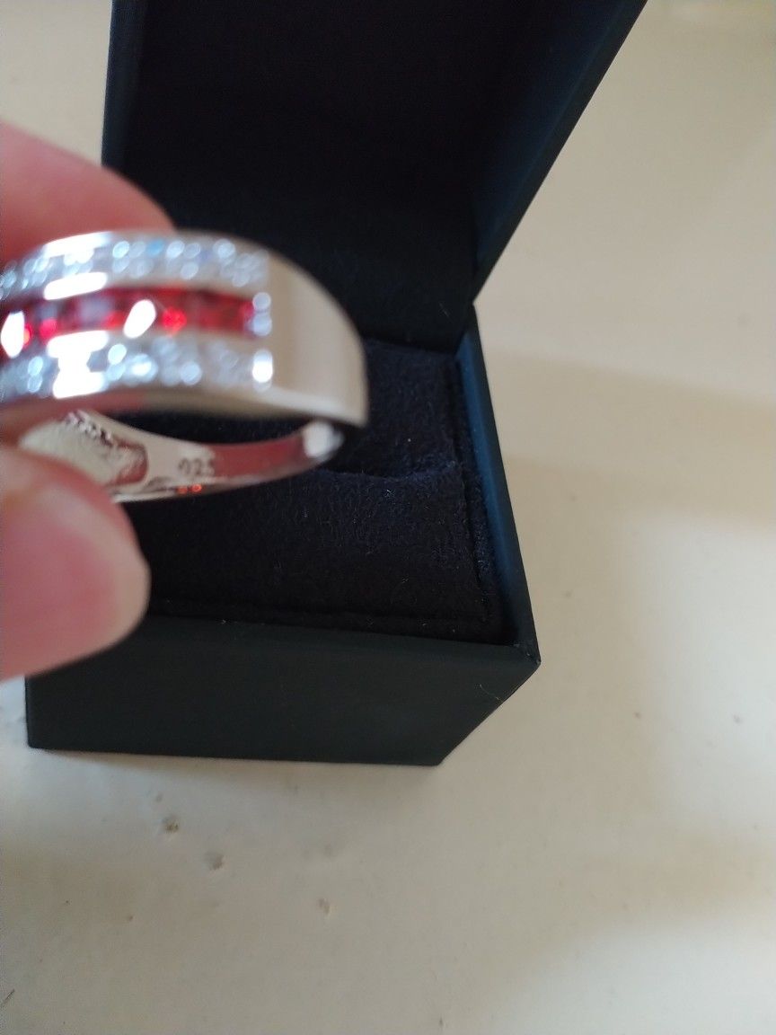 Silver 925 Diamond Ring Jewelry 