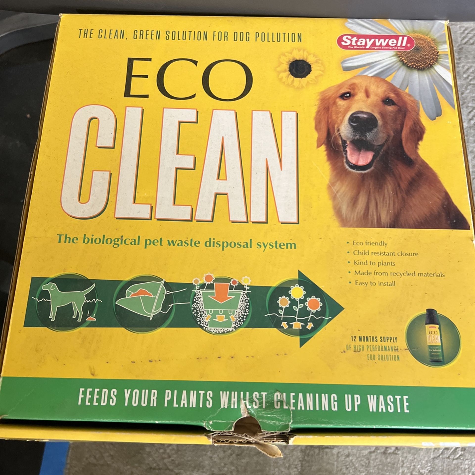 Pet Waste Disposal System. 