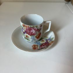 Vintage espresso cup set