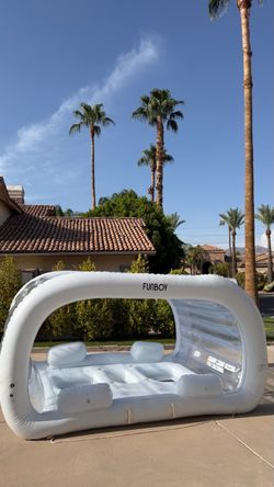 FUNBOY Inflatable Cabana Pool Float