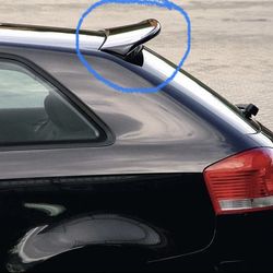 Audi A3 spoiler third light wing