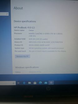 HP ProBook G3