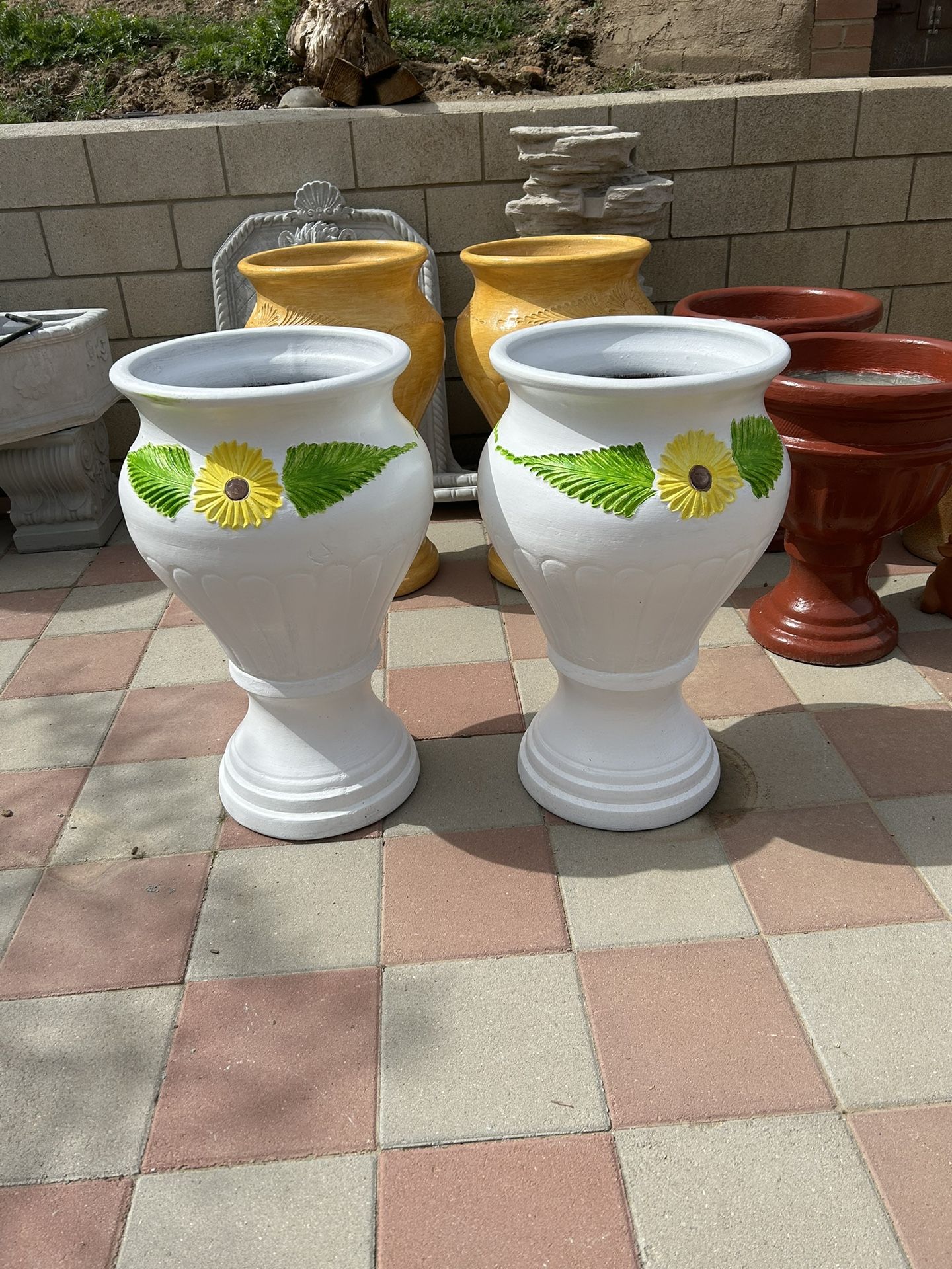 New Flower Pots Made Out Of Clay Perfect Gift