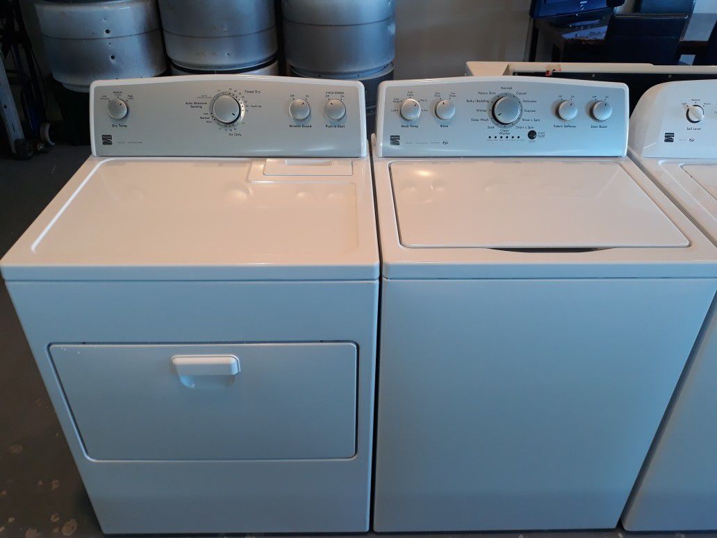 NEWER WASHER AND DRYER BY KENMORE