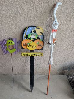 Halloween Yard Stake Decorations Set of 3