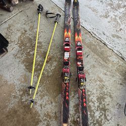 Kid Skis With Poles 