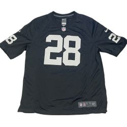 Nike On Field Josh Jacobs Las Vegas Raiders NFL No. 28 Jersey Men's Size L - NWT