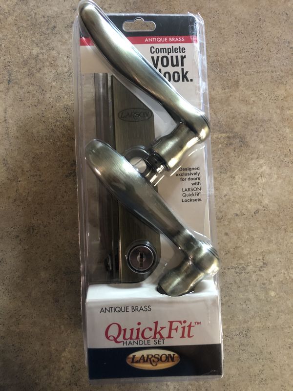 Larson Quickfit Storm Door Handle Set New for Sale in Fort Worth, TX
