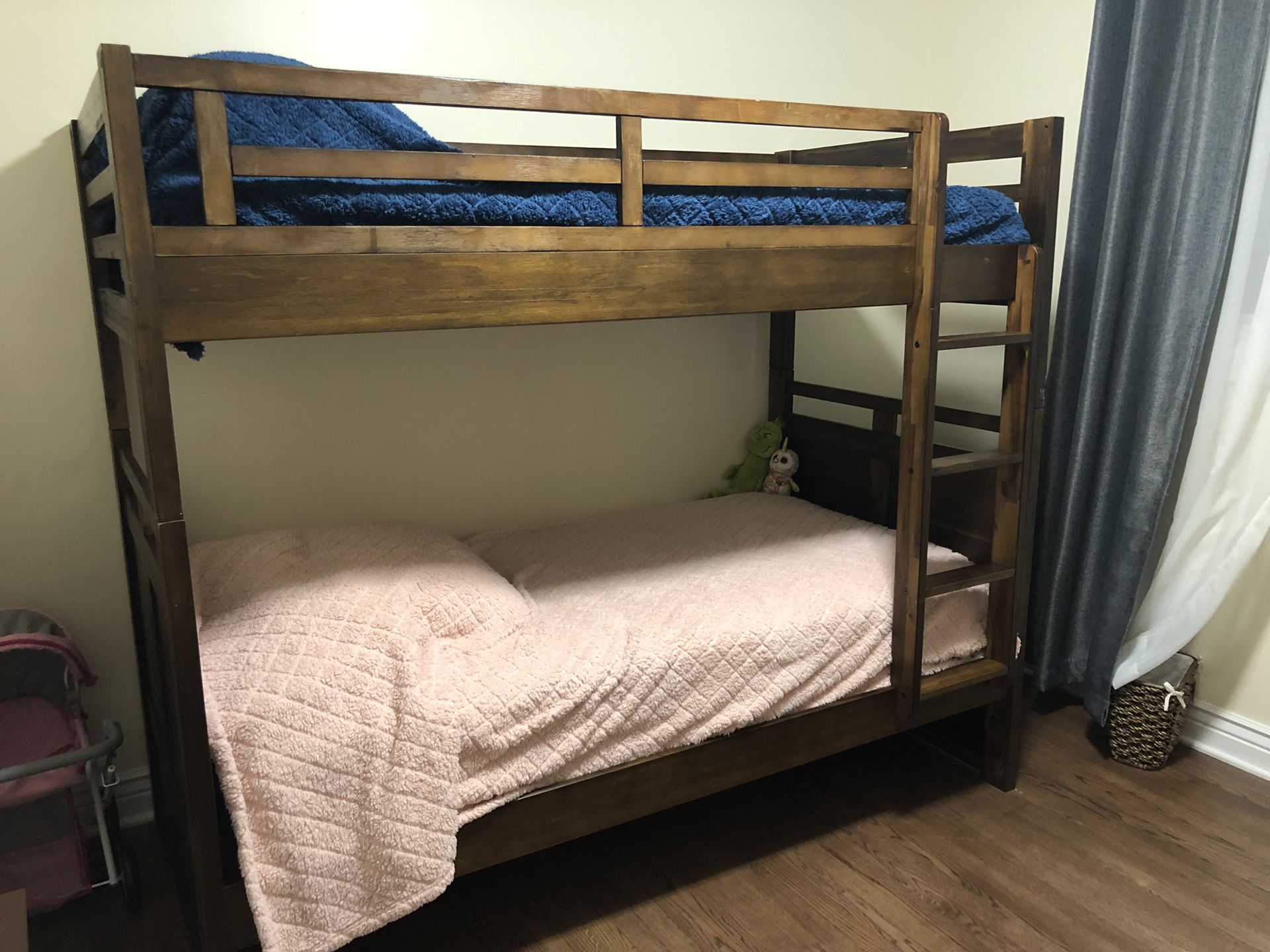 Bunk bed with chest