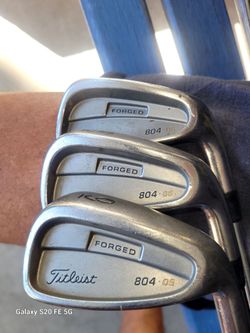 TITLIEST 804 OS Forged cavity back irons...5, 6 and 9 irons