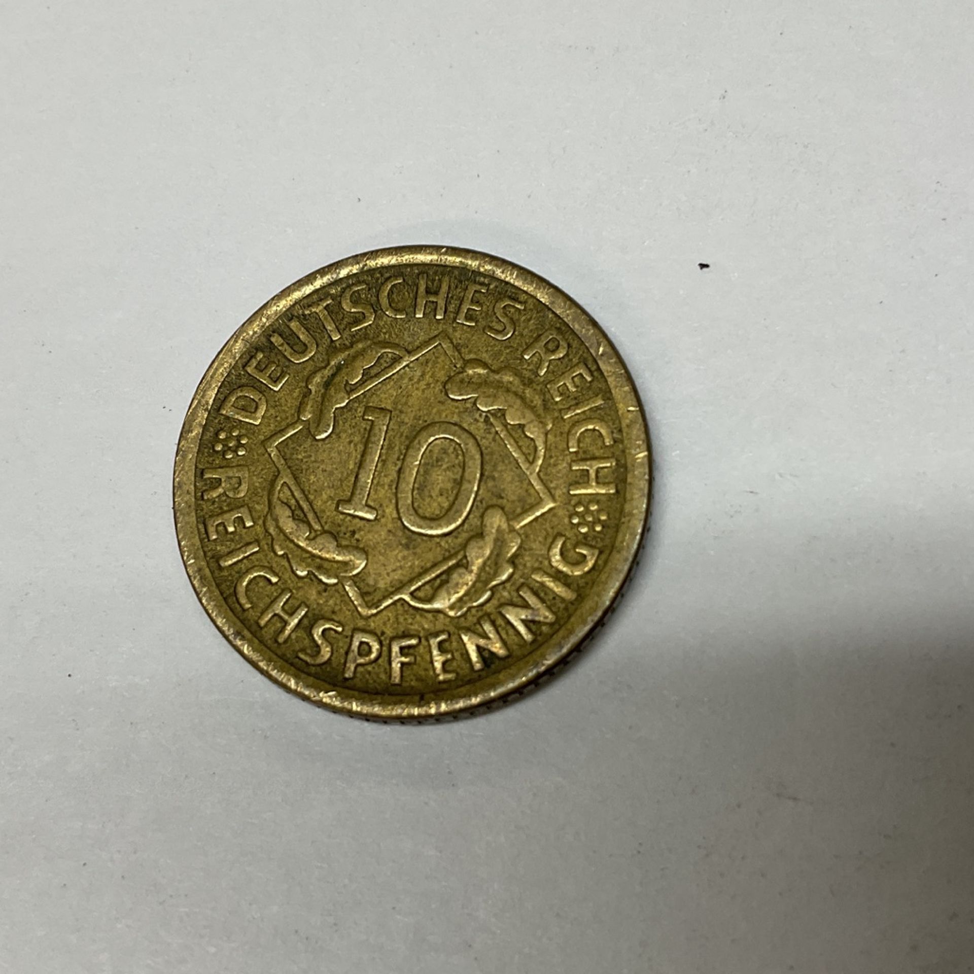 1995 D Germany Weimar Republic 10 Reichspfennig