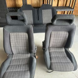 1980s Audi Quattro OEM Front and Rear Seats Used Condition 
