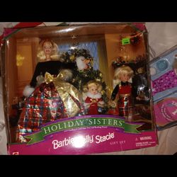 Collector Christmas Barbie & Sisters