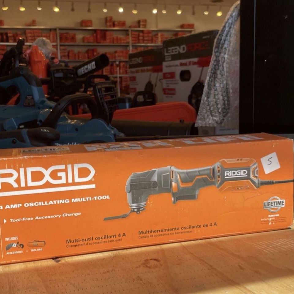 RIDGID Amp Corded Oscillating Multi-Tool R28700 for Sale in Las Vegas, NV  OfferUp