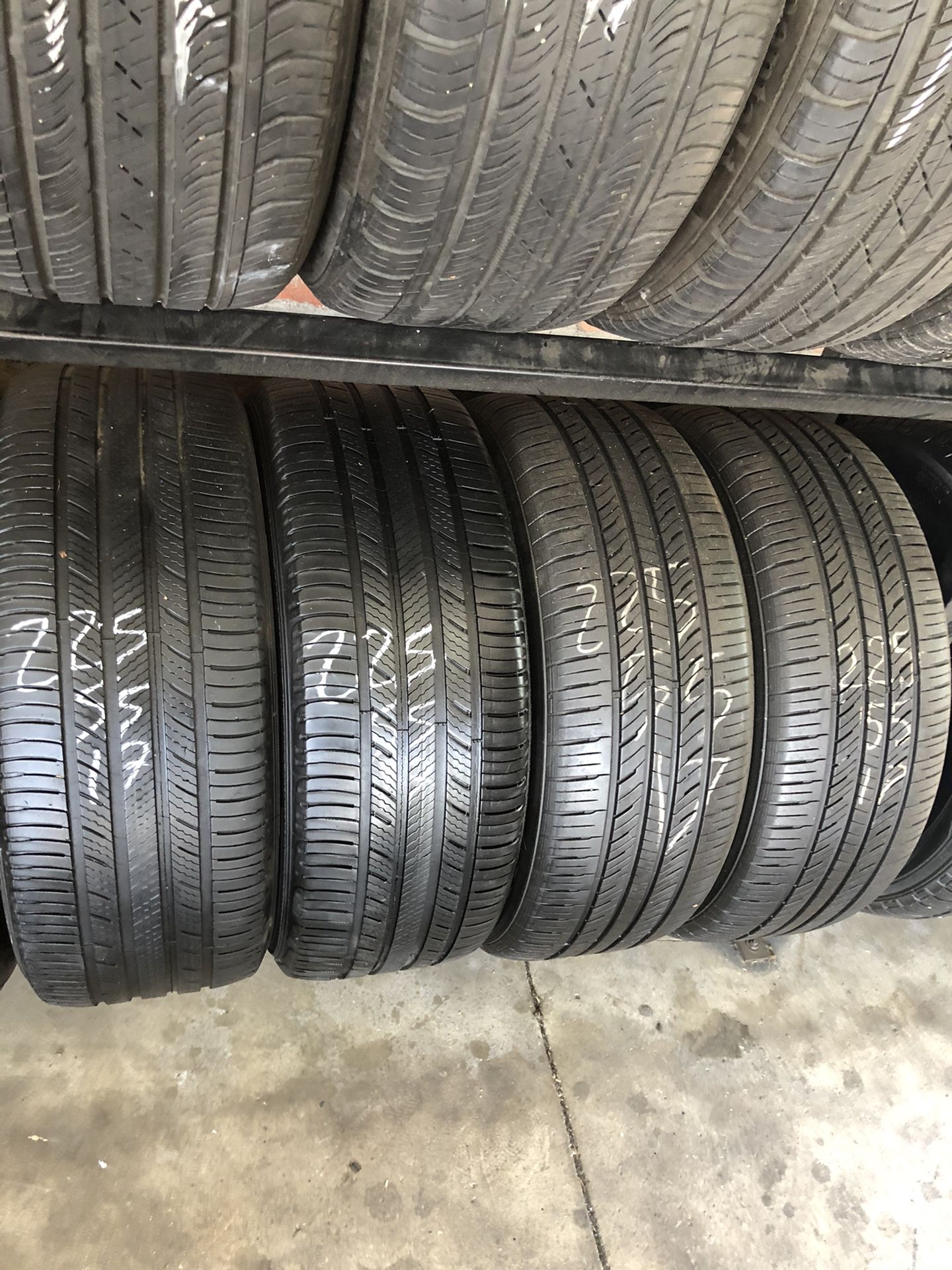 225-55-17 used tires 225/55/17 llantas usadas