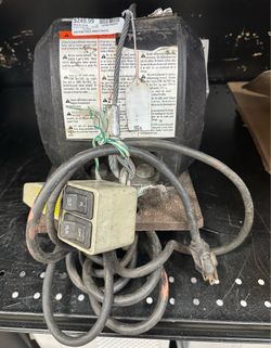 Dayton 5AA19 electric winch 115 vac 8 amp