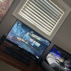 Gaming Setup (PC + Monitor + Headset)