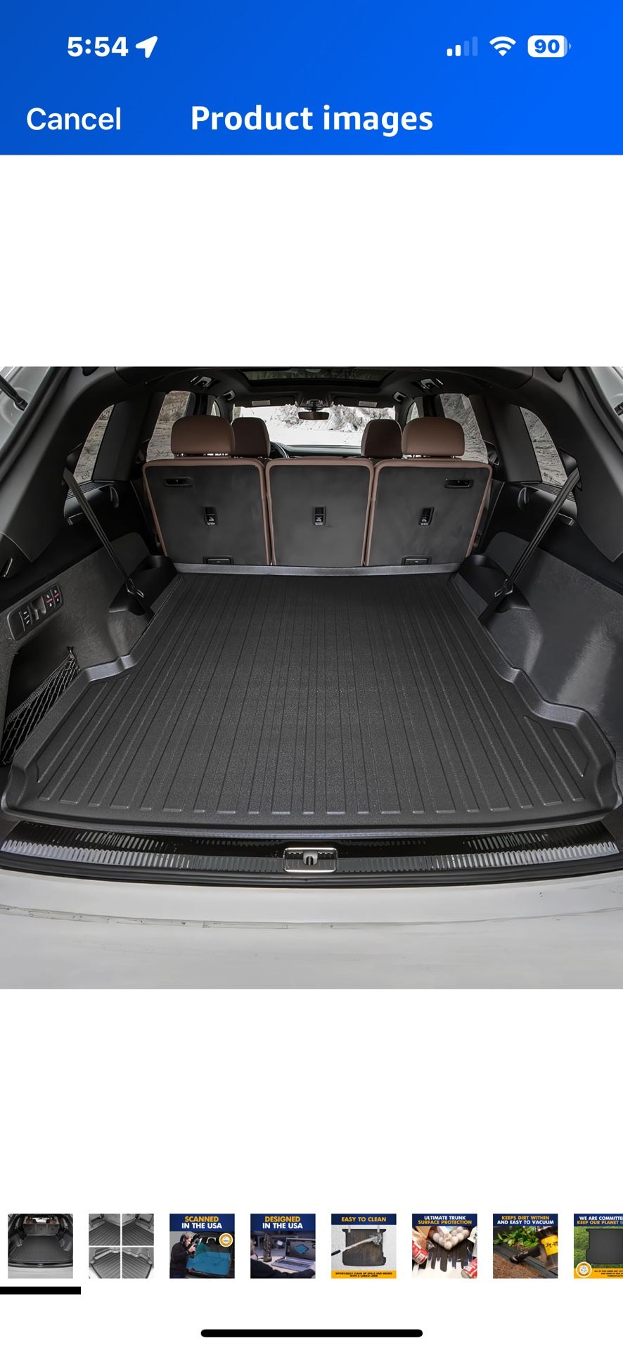 Brand New Premium Cargo Liner For Audi Q7