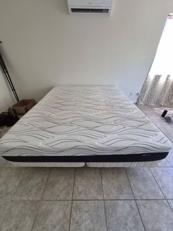 Free Cal king Mattress and frame