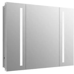 KOHLER Verdera 40 in. × 30 in. Recessed or Surface Mount Lighted Medicine Cabinet with Mirror